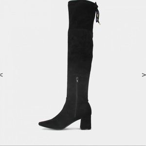 KAYN black over the knee boots